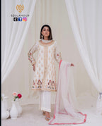 Delicate ivory tones